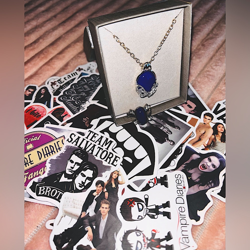 Vampire Diaries jewelry+Stickers